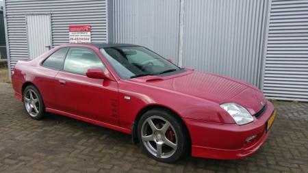 Honda Prelude 2.0 16v Bouwjaar: 28 januari 1997 Apk: 16 oktober 2016 Brandstof: Benzine Vermogen: 133 pk Cilinderinhoud: 1997 cc Gewicht: 1190 kg Transmissie: handgeschakeld, Prijs  € 1450,-