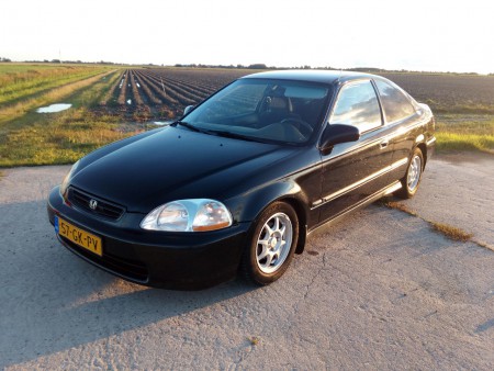 Honda civic coupe HX USDM 1.6i Vtec-e-BJ 1996-Kmstand 180.587-Handgeschakeld-Airco-Stuurbekr-Elec pakket-Zeer goed onderhouden-Nette auto-Prijs € 1950,-
