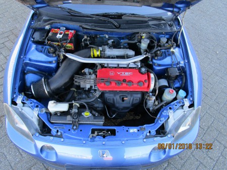 Honda Del Sol 1.6i V-tec * Gechipt met Launch control * Bouwjaar:1996. APK bij aflevering. Brandstof:Benzine. Kilometerstand:214.537km .Transmissie:Handgeschakeld. Vermogen:125 pk- Zeer netjes! Prijs € 2699,-